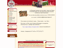 Tablet Screenshot of domaine-lejeune.fr